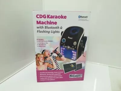 Mr Entertainer CDG Karaoke Machine With Bluetooth & Flashing LED Lights • £59.99