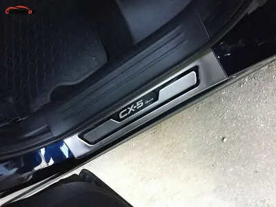 For Mazda CX5 Accessories Steel Car Door Sill Cover Step Board Protector Sticker • $82.49