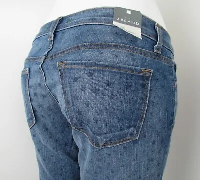 NEW J BRAND 9036  AOKI SKINNY Crop Jeans Woman SZ 27 In VINTAGE STAR MEDIUM BLUE • $79