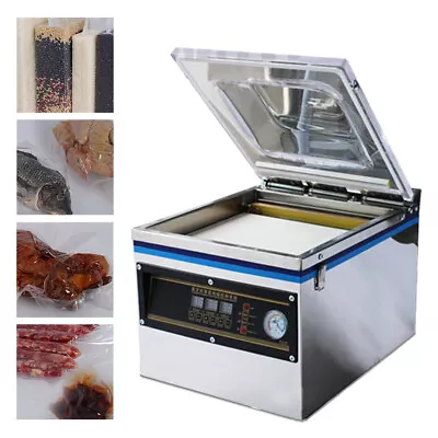 $293.55 • Buy Commercial Table Top Packing Sealing Machine Vacuum Chamber Sealer Food Saver