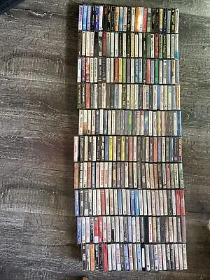 250 Cassette Tape Lot! 60s-90s! RockPop Religious Inspirational Etc • $99.90