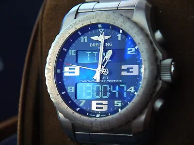$3415.18 • Buy Breitling Cockpit B50 Titanium Men's Watch EB501022/BD40