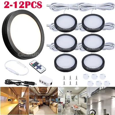 12V Dimmable LED Spot Lights Kit Camper Van Caravan Motorhome Boat Downlight UK • £4.99