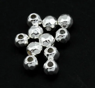 🎀 SALE 🎀 100 Tibetan Silver Spacer Beads For Jewellery Making • £2.79