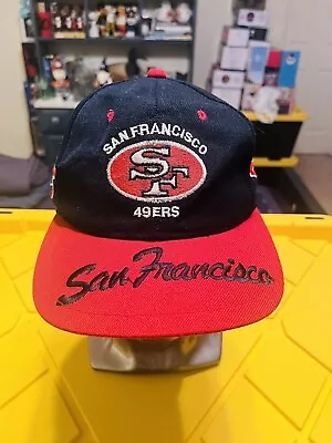 San Francisco SF 49ers Vintage Snapback Hat Script Lettering • $24.99