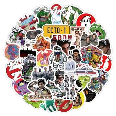 NEW 50pcs Ghostbusters Movies Stickers Laptop Phone Skateboard Waterproof Decals • £6.99