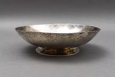 Zacatecas Vintage Mexican 925 Sterling Silver Modernist Textured Bowl 452 Grams • $799.99