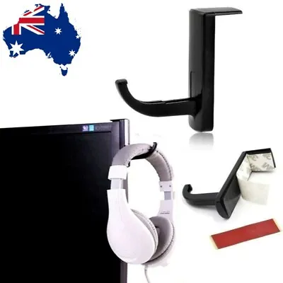 $5.99 • Buy Universal Headphone Holder Hanger Wall Hook PC Monitor Headset Stand Rack