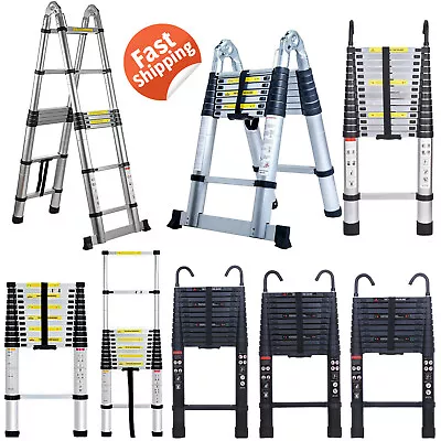 8-20FT Portable Heavy Duty Multi-Purpose Aluminium Telescopic Ladder Extendable • $64.80