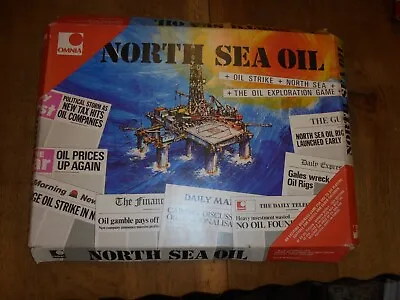 Vintage Omnia North Sea Oil Board Game Complete Family Strategy Board Game  • £15
