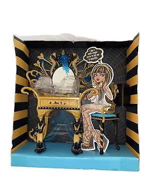 Monster High Doll Cleo De Nile Vanity Playset RARE INCOMPLETE No Accessories • $66.06