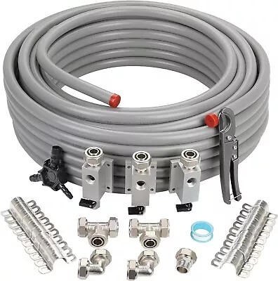 3/4 Inch Air Piping 120FT HDPE Pipe Air Compressor Fittings And Accessories • $170.99