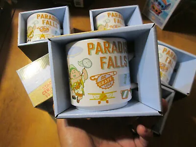 DISNEY PIXAR UP PARADISE FALLS  Carl & Ellie STACKABLE CERAMIG COFFEE MUG 13 OZ • $24.41