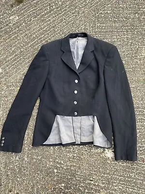Ladies Cavallo ‘Ganimedes’ Black Short Tail Dressage Jacket Competition 14/16/18 • £79.99