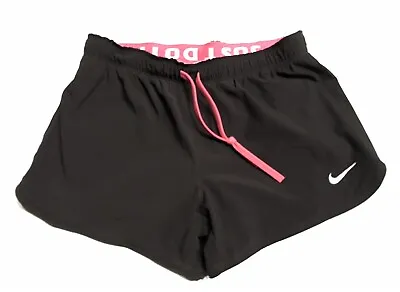 $17 • Buy Womens Nike Phantom Training Shorts Small Black Pink 404898 010