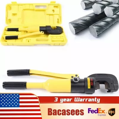 12 Ton Hydraulic Cutter Steel Cutting Tool 4-22mm Rebar Hydraulic Bolt Cutter • $67.63