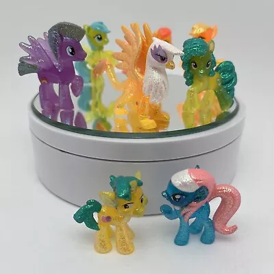 My Little Pony Glitter Blind Bag Figures Lot Of 8 Snailsquirm Lotus Blossom • $9.79