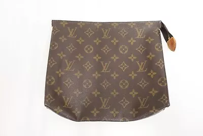 Authentic Louis Vuitton  Monogram Poche Toilette 26 Clutch Bag #26657 • $99