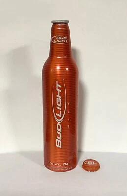 $4 • Buy Bud Light Orange 2006 16 Oz Aluminum Bottle  *empty Bottle*