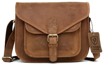 Ladies Leather Satchel Designer Mens Shoulder Cross Body Bag Messenger Travel • £27.75