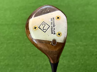 MacGregor Golf Ben Hogan Premier Keystone Plate (2) Fairway Wood Persimmon Right • $39.99