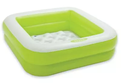 Intex Play Box Inflatable Square Baby Toddler Paddling Swimming Pool • £11.37