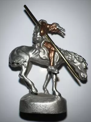 Vintage Native American Masterworks Pewter Horse Figurine END OF THE TRAIL • $15.95