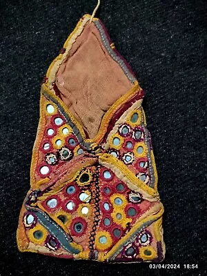 Indian Antique Ethnic Tribal Vintage Nomadic Kutchi Banjara Handmade Mirror Bag • $39