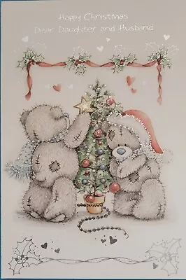 6 X9  Happy Christmas Dear Daughter And Husband - TATTY TEDDY ME TO YOU CARD • £3.45