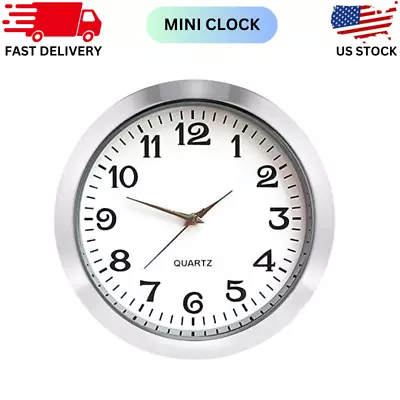 Mini Clock Insert 2-1/8 Inch (55 Mm) Round Quartz Movement Miniature Clock  • $14.99