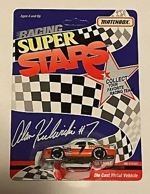 Nascar Alan Kulwicki #7 Hooters 1992 Collectibles Party Favors Gifts Matchbox • $10.49