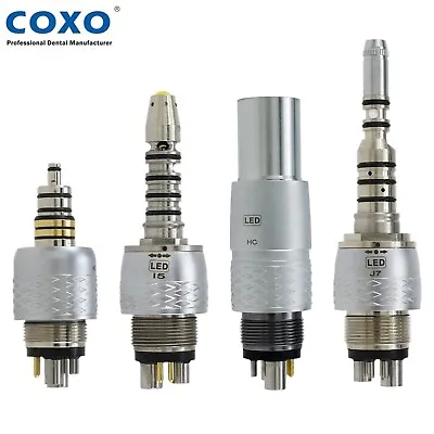 COXO Dental Coupling LED 6 Holes Fiber Optic For KAVO NSK W/H Sirona Handpiece • $47.99