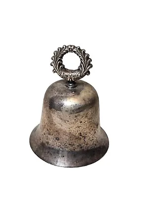 Elegant Vintage Ornate Silver Hand Bell • $10