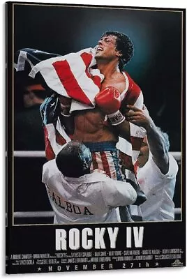 Rocky Balboa Iv Poster Motivational Movie Poster HD Canvas Prints Wall Art Room • $14.90