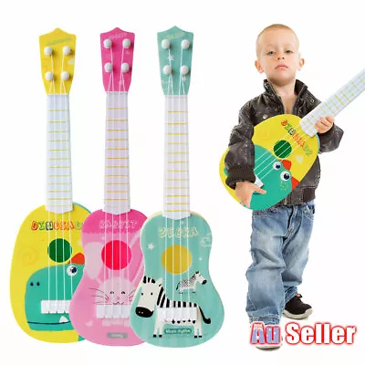 Kids Guitar Ukulele  Boys Girls Gifts Birthday Musical Christmas  Instrument • $14.45