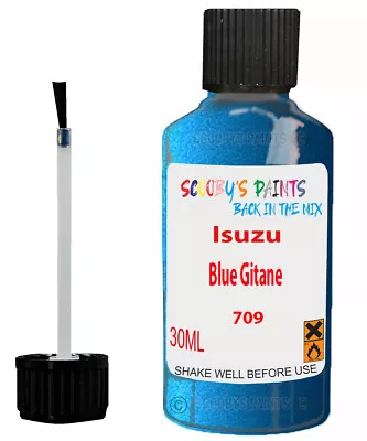 For Isuzu Wizard Blue Gitane Touch Up Code 709 Scratch Car Chip Repair Paint • £6.99