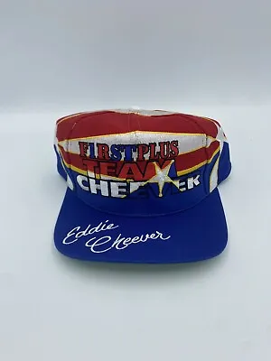 Vintage Eddie Cheever First Plus Cheever Racing Snapback Hat Indy Racing League • $14.99