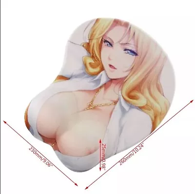 Bleach Rangiku Matsumoto Gaming Mousepad Anime Merch PC 3D Sexy Mousemat UK • £29.99