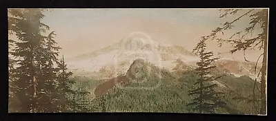Beautiful Hand Tinted Photo Of Mt Rainier Washington. C 1920's-30's  • $39.95