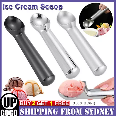 Anti-Freeze Ice Cream Scoop Non Stick Professional Polished Aluminium Spoon Tool • $10.99
