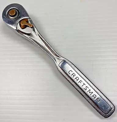 Vintage Craftsman 44811 Ratchet Wrench 3/8  Drive Series -VH- Quick Release USA • £33.70