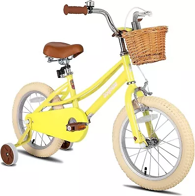 JOYSTAR Fantasy Girls Bike 12 14 16 Inch Retro Style W/Training Wheels & Basket • $86.29