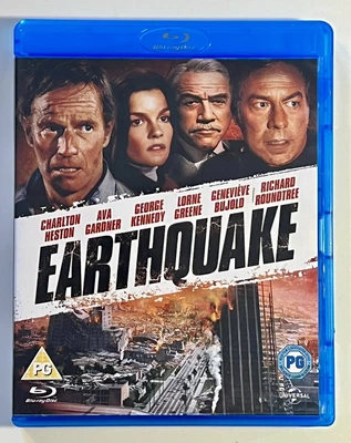 £8 • Buy EARTHQUAKE Charlton Heston, Ava Gardner (Blu-ray, 1974) FREE P&P