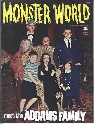 Monster World #9 (fn) The Addams Family Famous Monsters Of Filmland • $14.89