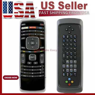New XRT300 Qwerty Keyboard Remote Control With Vudu For VIZIO LCD LED Smart TV • $7.97