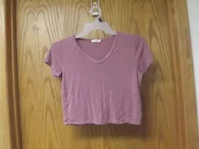 Olivilo Rae Midriff T-shirt- Mauve- Jr. L • $8.60