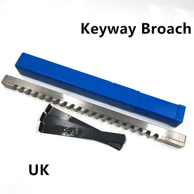 £97.19 • Buy HSS Keyway Broach 18mm E Push-Type Metric Size CNC Machine Tool Engineering Tool