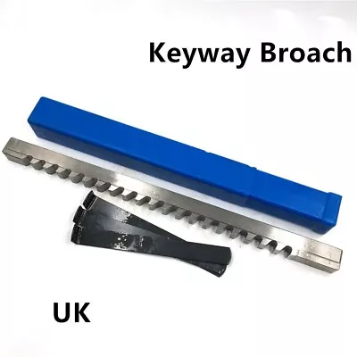 £97.19 • Buy HSS Keyway Broach 18mm E Push-Type Metric Size CNC Machine Tool Engineering Tool