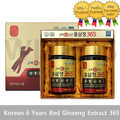 Korean 6 Years Red Ginseng Extract 365 Saponin Panax (240g X 4ea Set) • $48.74