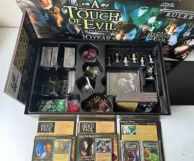 A Touch Of Evil 10th Anniversary Edition Board Game+Hero+Ally+Madness Expansions • $199.98